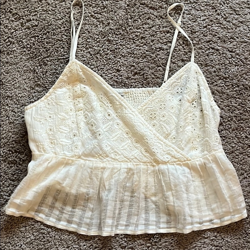 White Crop Top